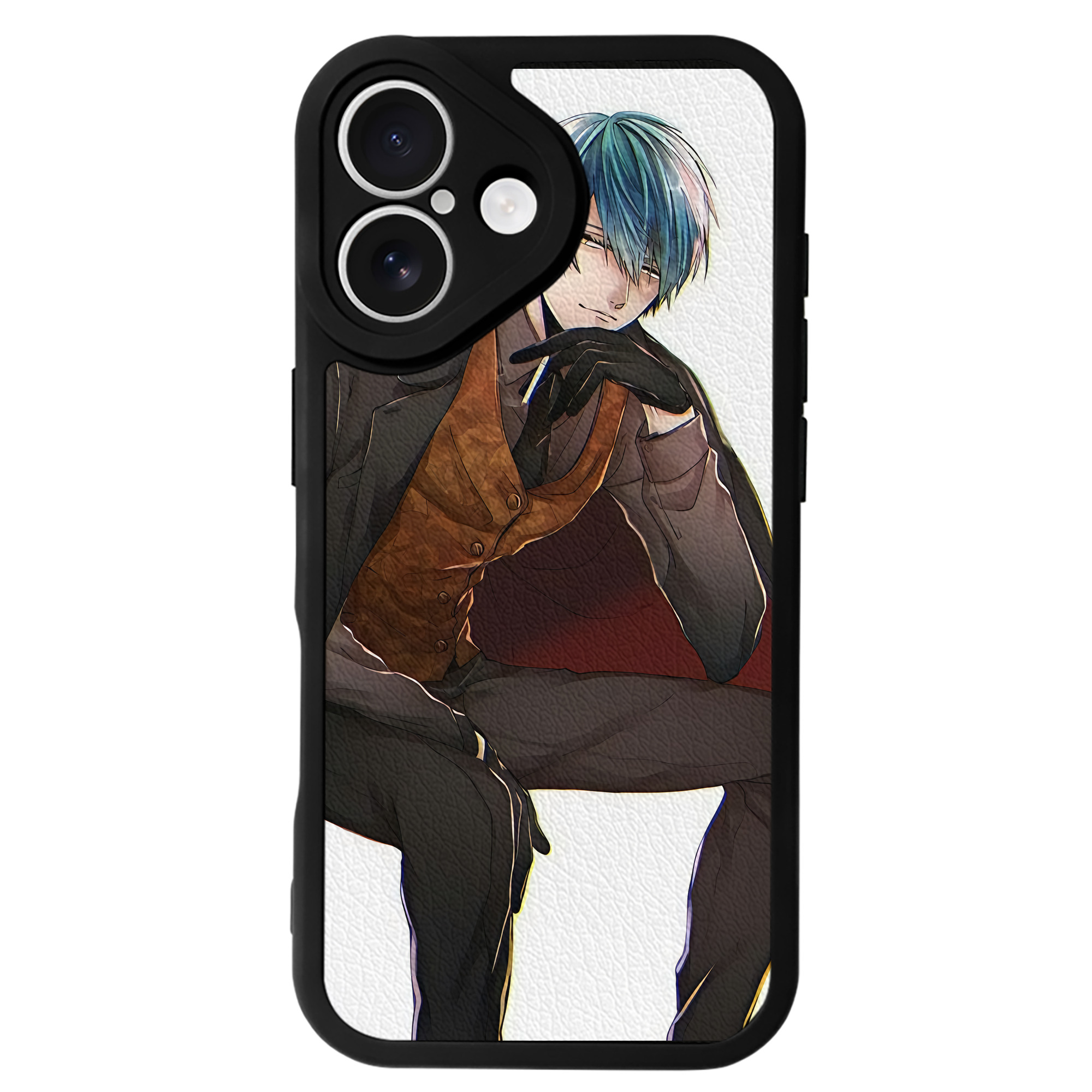 （画像用） 刀剣乱舞 Touken Ranbu 【iPhone 16シリーズ対応】シリコンスマホケース（レザー調） 材質：シリコン